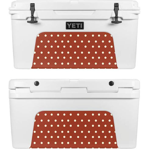 Neutral Polka Dots YETI Tundra 75 Hard Cooler Skin