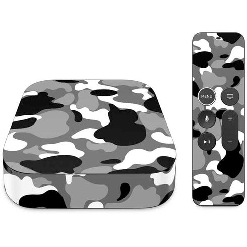 Neutral Street Camo Apple TV Skin