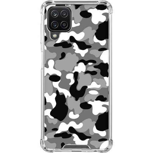 Neutral Street Camo Galaxy A12 Clear Case