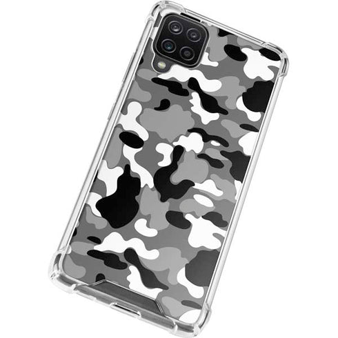 Neutral Street Camo Galaxy A12 Clear Case