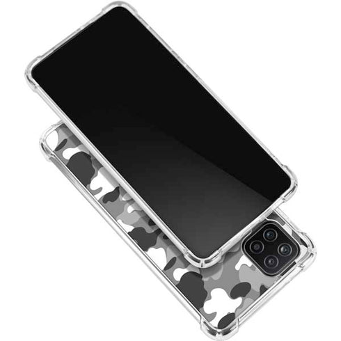 Neutral Street Camo Galaxy A12 Clear Case