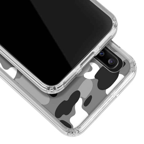 Neutral Street Camo Galaxy A20 Clear Case