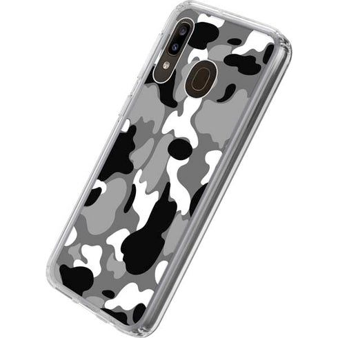 Neutral Street Camo Galaxy A20 Clear Case