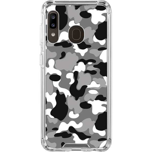 Neutral Street Camo Galaxy A30 Clear Case