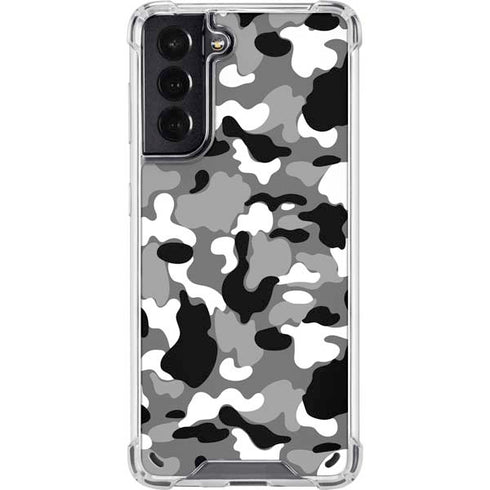 Neutral Street Camo Galaxy S21 5G Clear Case