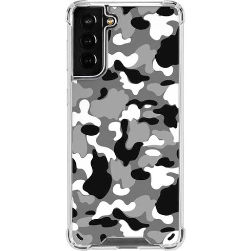 Neutral Street Camo Galaxy S21 Plus 5G Clear Case