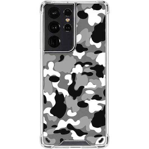 Neutral Street Camo Galaxy S21 Ultra 5G Clear Case