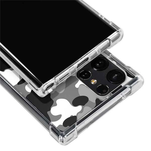 Neutral Street Camo Galaxy S22 Ultra Clear Case