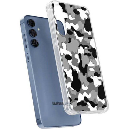 Neutral Street Camo Galaxy S24 Clear Case