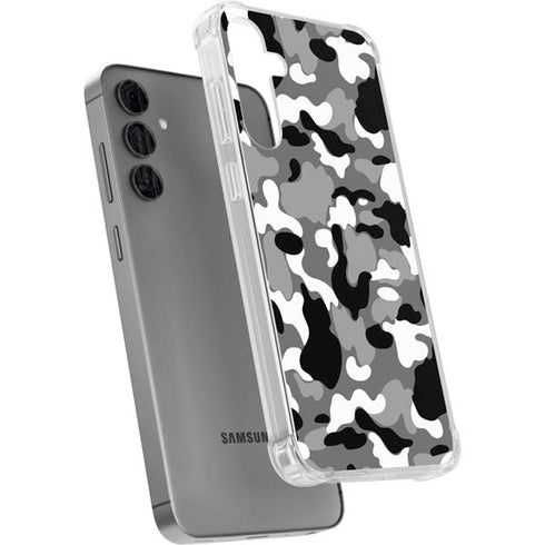 Neutral Street Camo Galaxy S24 Plus Clear Case