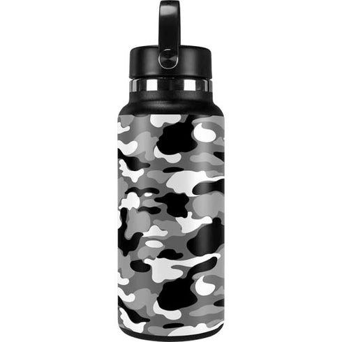 Neutral Street Camo Hydro Flask 32oz Wide Mouth Skin