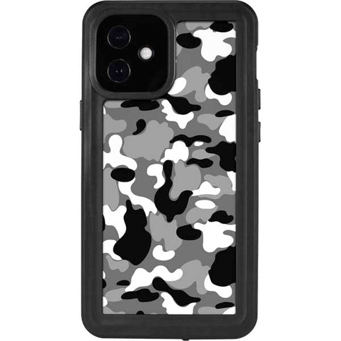 Neutral Street Camo iPhone 12 Mini Waterproof Case