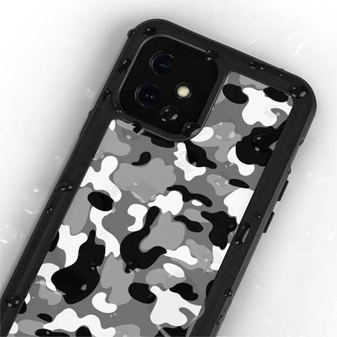 Neutral Street Camo iPhone 12 Mini Waterproof Case