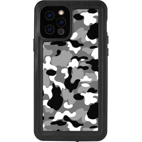 Neutral Street Camo iPhone 12 Pro Waterproof Case