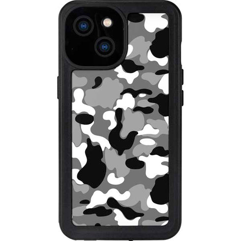 Neutral Street Camo iPhone 13 Mini Waterproof Case