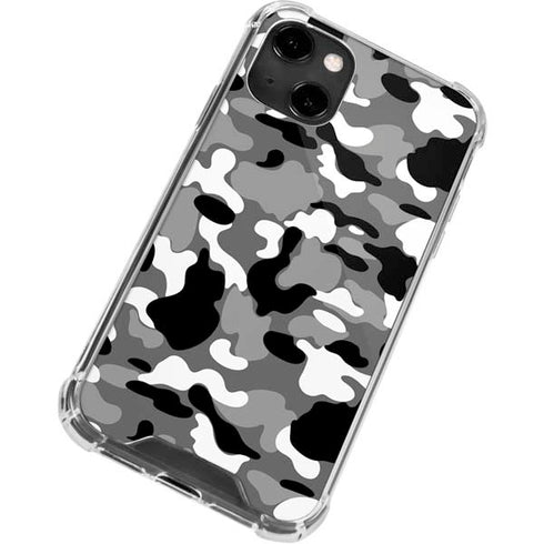 Neutral Street Camo iPhone 14 Clear Case