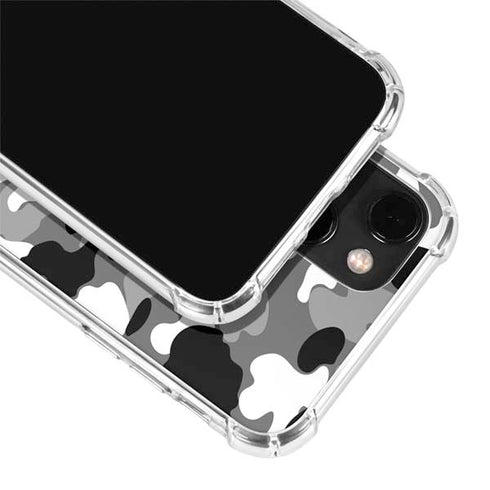 Neutral Street Camo iPhone 14 Plus Clear Case