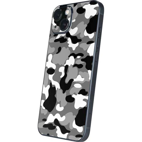 Neutral Street Camo iPhone 15 Plus Skin
