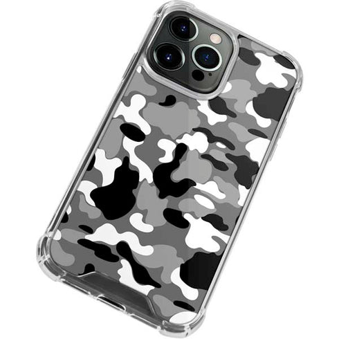 Neutral Street Camo iPhone 15 Pro Max Clear Case