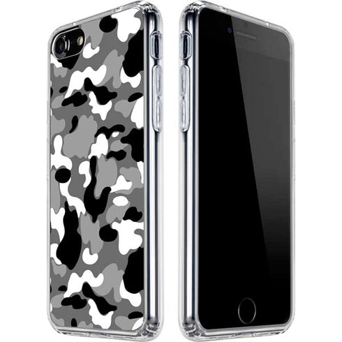 Neutral Street Camo iPhone SE (2nd & 3rd Gen) Clear Case