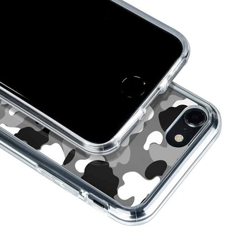 Neutral Street Camo iPhone SE (2nd & 3rd Gen) Clear Case
