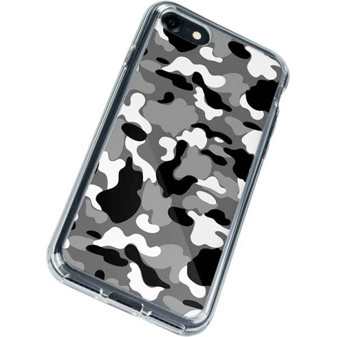 Neutral Street Camo iPhone SE (2nd & 3rd Gen) Clear Case