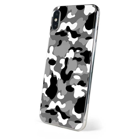 Neutral Street Camo iPhone X Skin