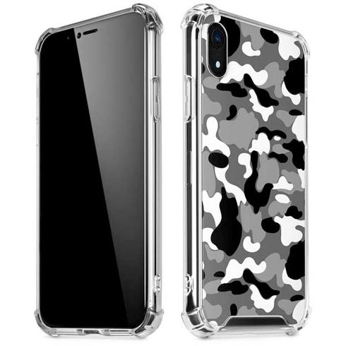 Neutral Street Camo iPhone XR Clear Case