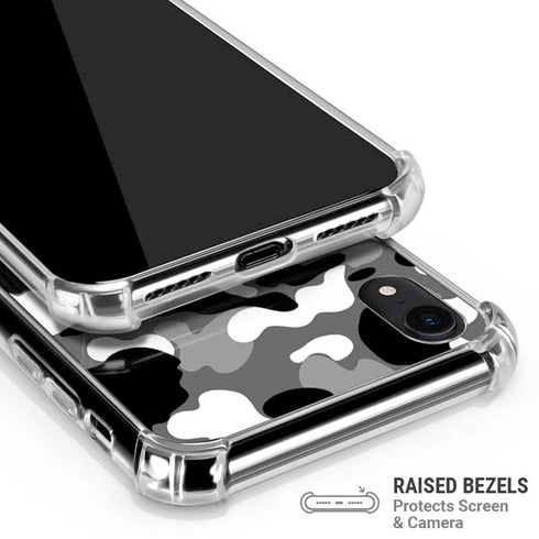 Neutral Street Camo iPhone XR Clear Case