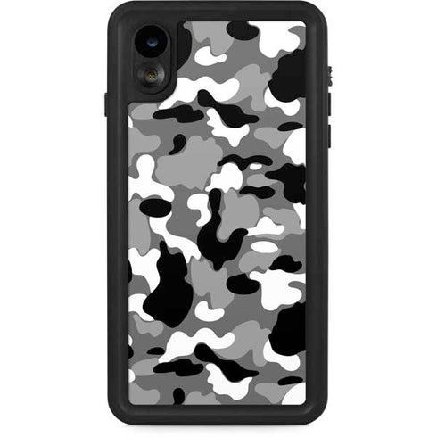 Neutral Street Camo iPhone XR Waterproof Case