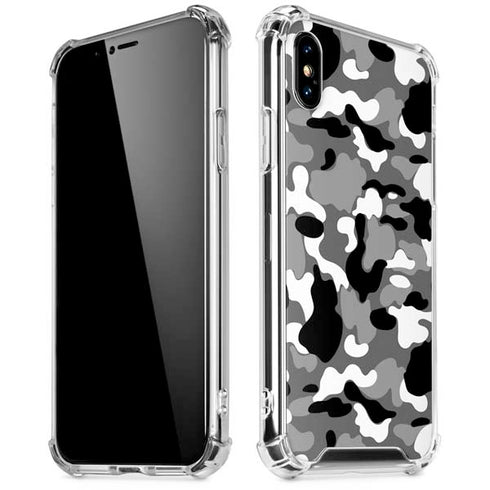 Neutral Street Camo iPhone XS Max Clear Case