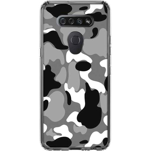 Neutral Street Camo LG K51/Q51 Clear Case