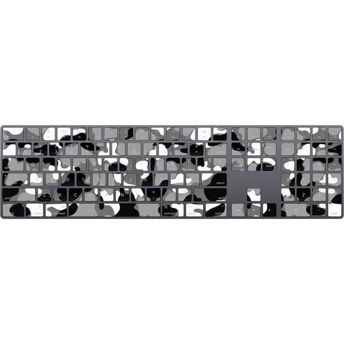 Neutral Street Camo Magic Keyboard with Numeric Keypad Skin