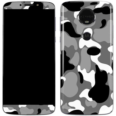 Neutral Street Camo Moto E5 Plus Skin