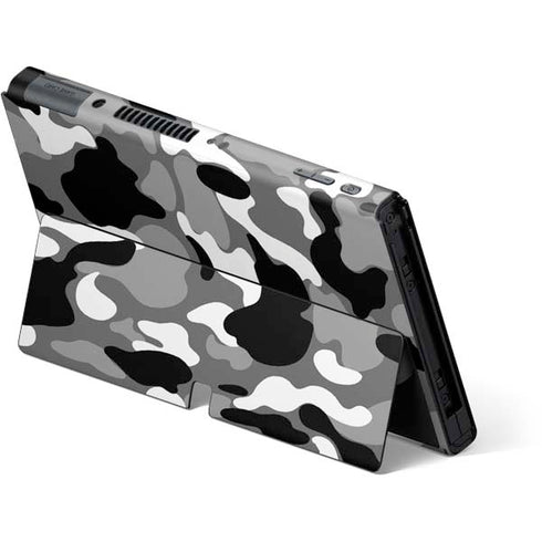 Neutral Street Camo Nintendo Switch OLED (2021) Skin