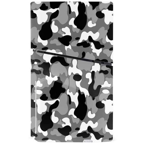 Neutral Street Camo PS5 Slim Disk Console Skin