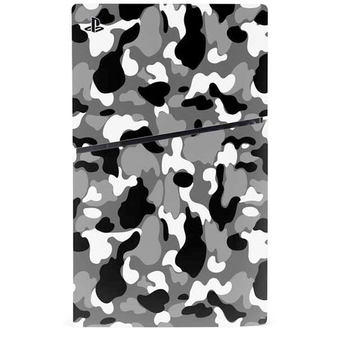 Neutral Street Camo PS5 Slim Digital Edition Console Skin