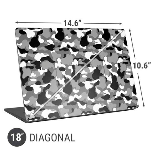 Neutral Street Camo Universal Laptop 18in (14.6 x 10.6in) Skin
