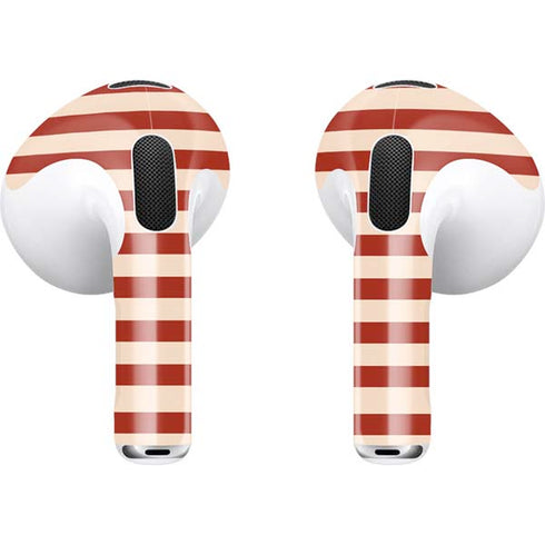 Neutral Stripes Apple AirPods (3rd Gen 2021) Skin