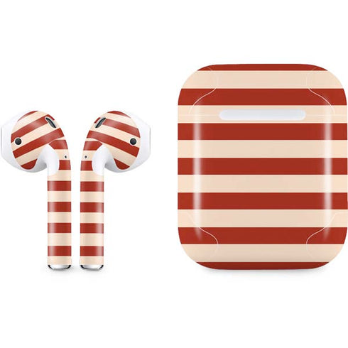 Neutral Stripes Apple AirPods Skin