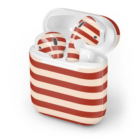 Neutral Stripes Apple AirPods Skin