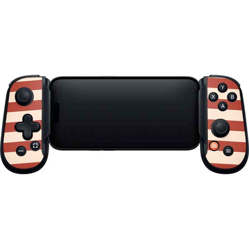 Neutral Stripes Backbone One for iPhone Game Controller Skin