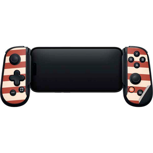Neutral Stripes Backbone One for iPhone Game Controller Skin