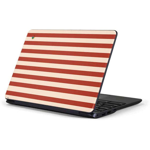 Neutral Stripes Samsung Chromebook Skin