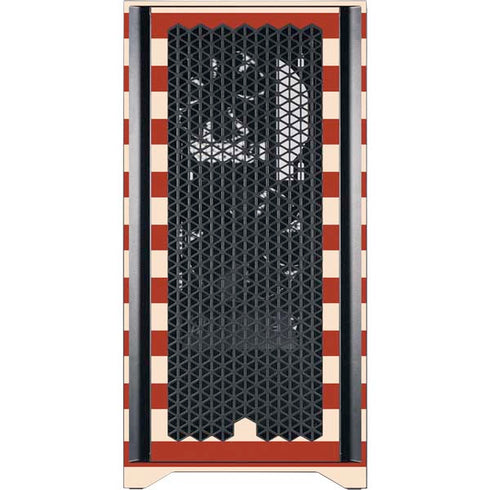 Neutral Stripes Corsair 4000D Tempered Glass Mid-Tower ATX Case Skin