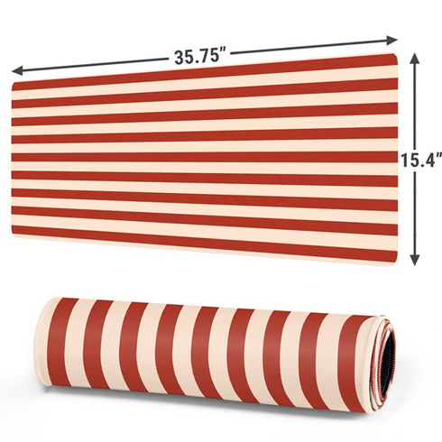 Neutral Stripes Gaming Mouse Pad