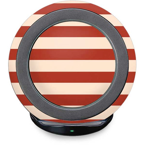 Neutral Stripes Fast Charge Wireless Charging Stand Skin
