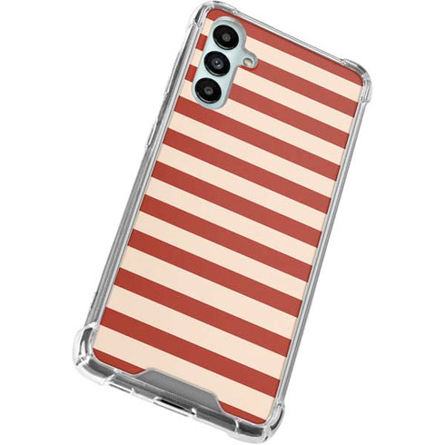 Neutral Stripes Galaxy A15 5G Clear Case