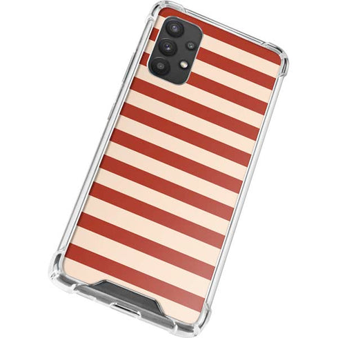 Neutral Stripes Galaxy A32 5G Clear Case