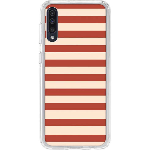 Neutral Stripes Galaxy A50 Clear Case